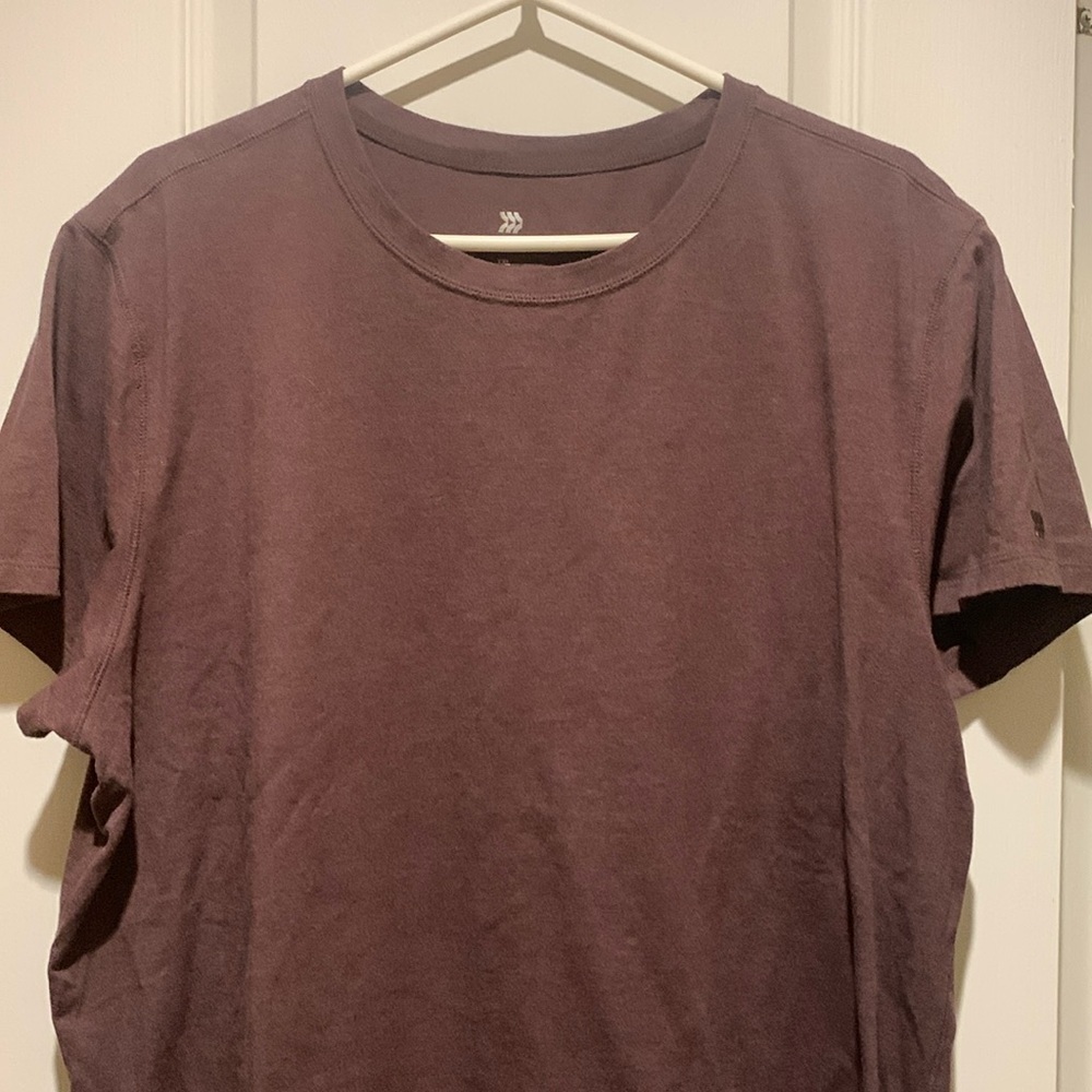 All in Motion Mens Maroon Color Short Sleeve Tee Shirts XXL